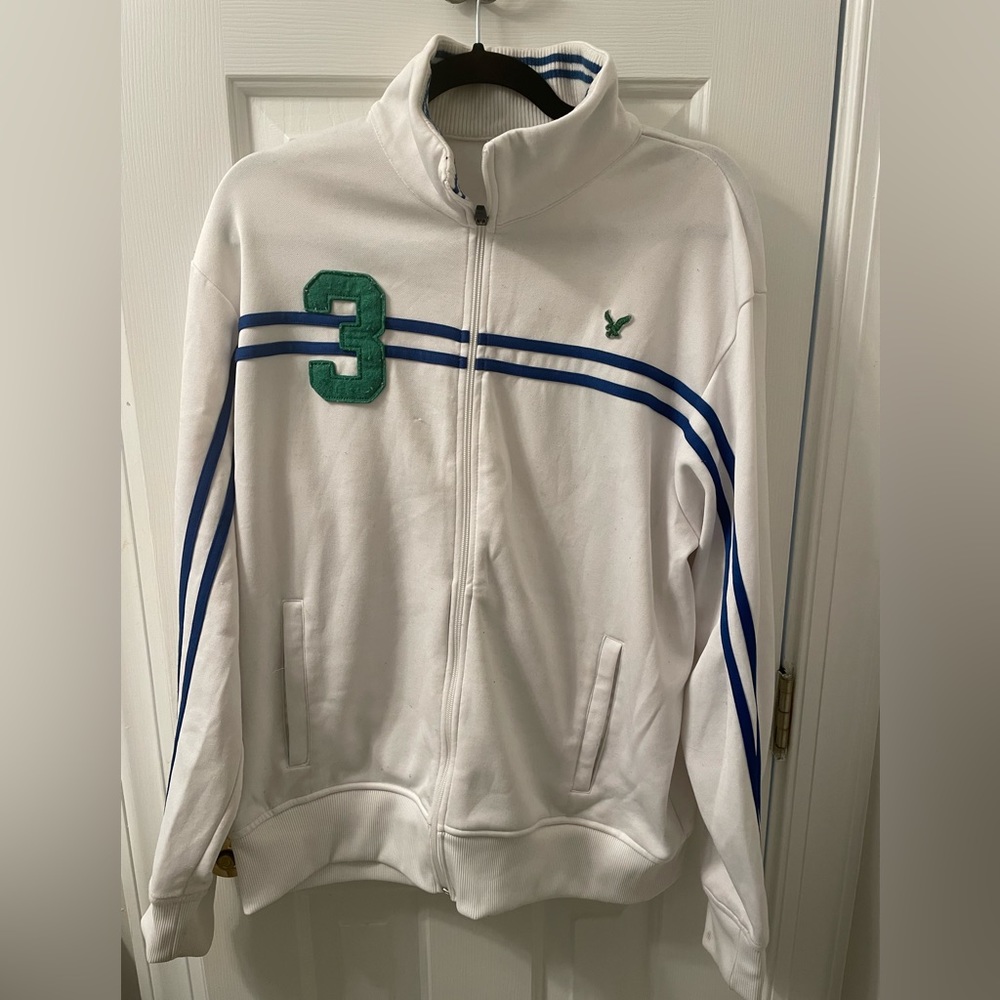 Vintage American Eagle Outfitters Unisex Track Jacket Size Large